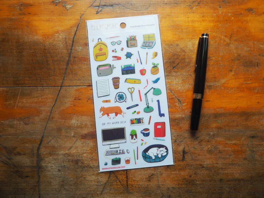 STICKII - Sticker Sheet - On My Desk