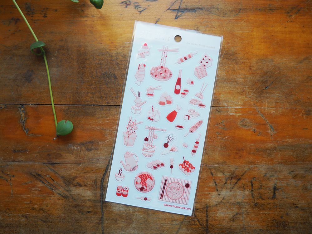 STICKII - Sticker Sheet - Takeout Favorites