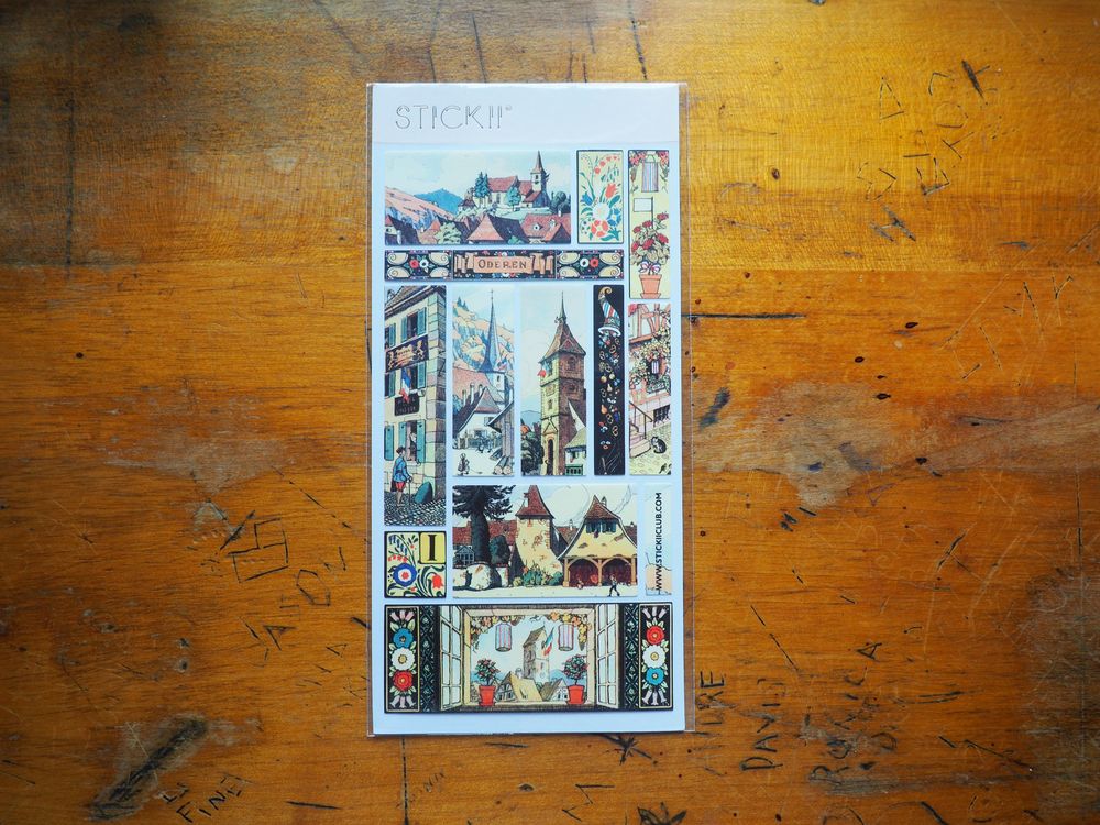 STICKII - Sticker Sheet - Vintage Village