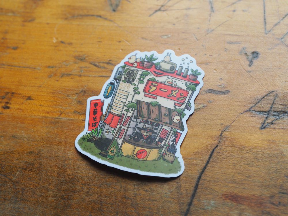 Sushiboiiiyy - Vinyl Sticker - Cup Ramen Stall