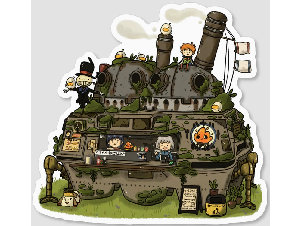 Sushiboiiiyy - Vinyl Sticker - Howl's Moving Food Truck