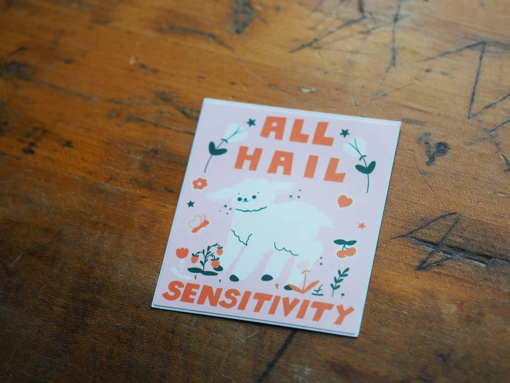 Tender Ghost - Vinyl Sticker - All Hail Sensitivity