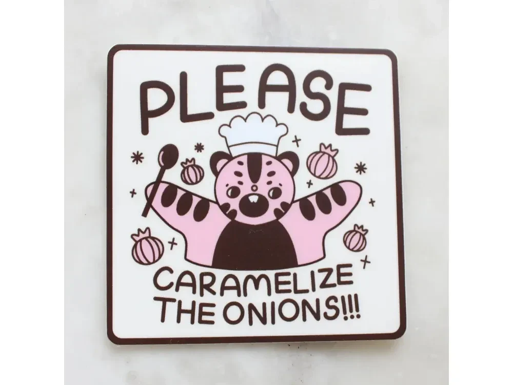 Tender Ghost - Vinyl Sticker - Caramelized Onion