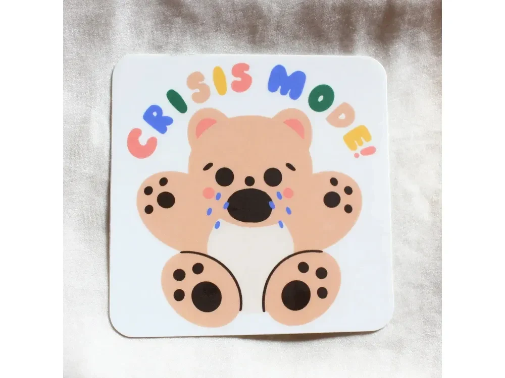 Tender Ghost - Vinyl Sticker - Crisis Mode