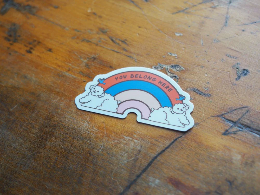 Tender Ghost - Vinyl Sticker - You Belong Here
