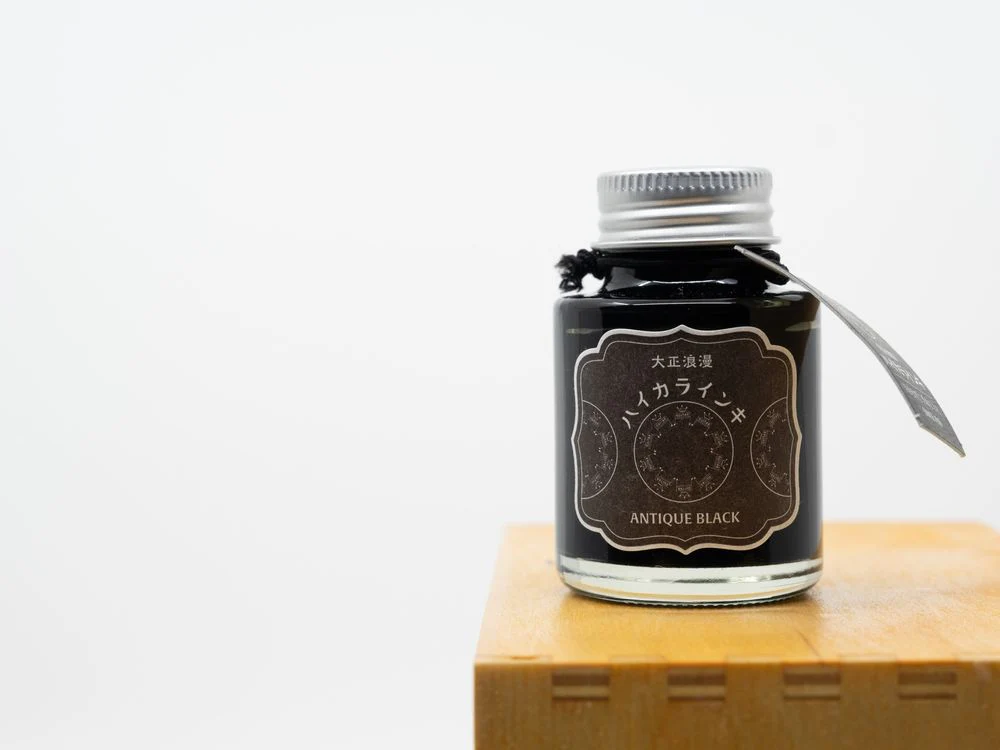 Teranishi Taisho Roman - Fountain Pen Ink (40mL) - Antique Black