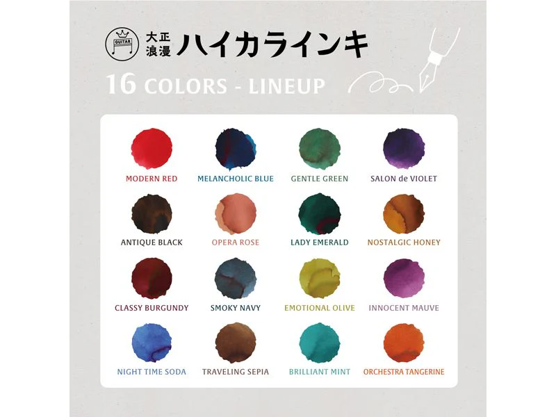 Teranishi Taisho Roman - Fountain Pen Ink (40mL) - Innocent Mauve - Image 3