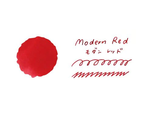 Teranishi Taisho Roman - Fountain Pen Ink (40mL) - Modern Red - Image 2