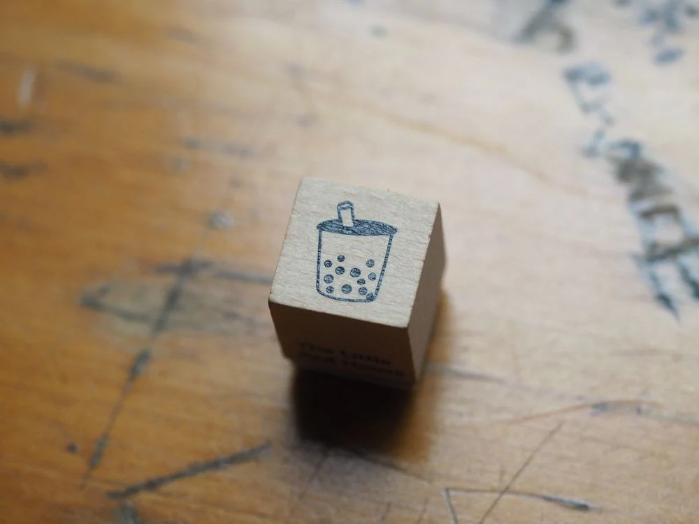 The Little Red House - Rubber Stamp - Boba