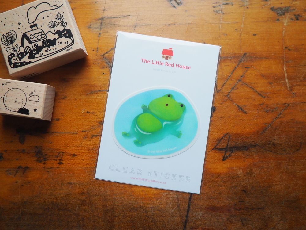 The Little Red House - Vinyl Sticker - Chill Frog