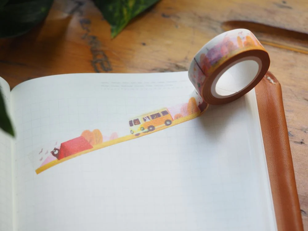 The Little Red House - Washi Tape - Camping Van