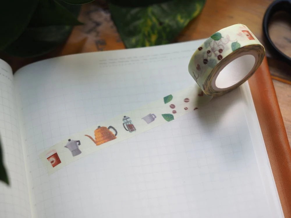 The Little Red House - Washi Tape - Coffee Lover