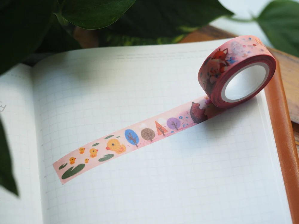 The Little Red House - Washi Tape - Forest Animals