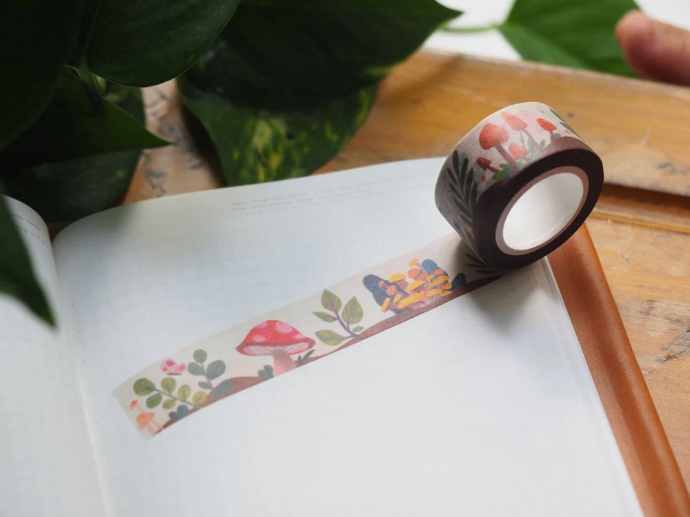 The Little Red House - Washi Tape - Mushrooms