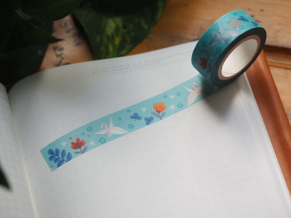 The Little Red House - Washi Tape - Origami Crane