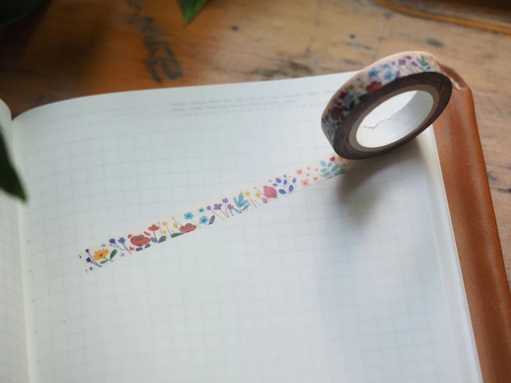 The Little Red House - Washi Tape - Spring Floral Blush Pink