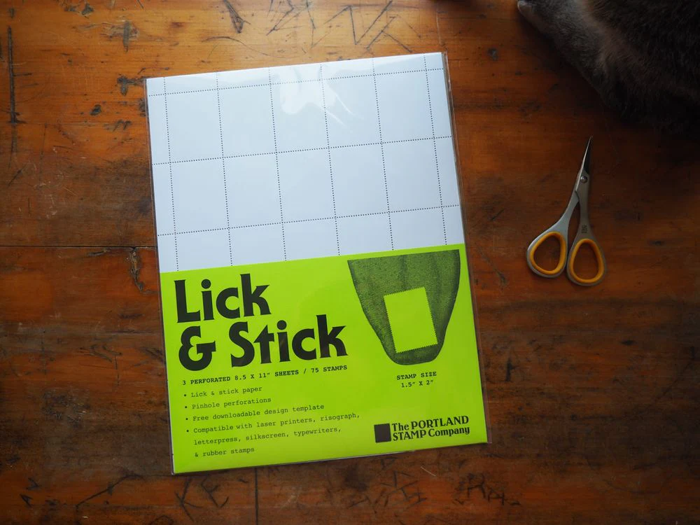 The Portland Stamp Company - Blank Lick & Stick - Standard (3-pack)
