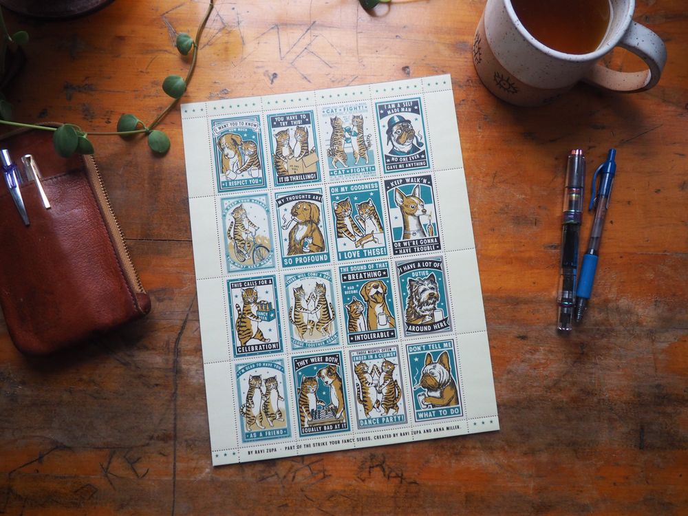 The Portland Stamp Company - Lick & Stick Stamps - Complicated Friendships