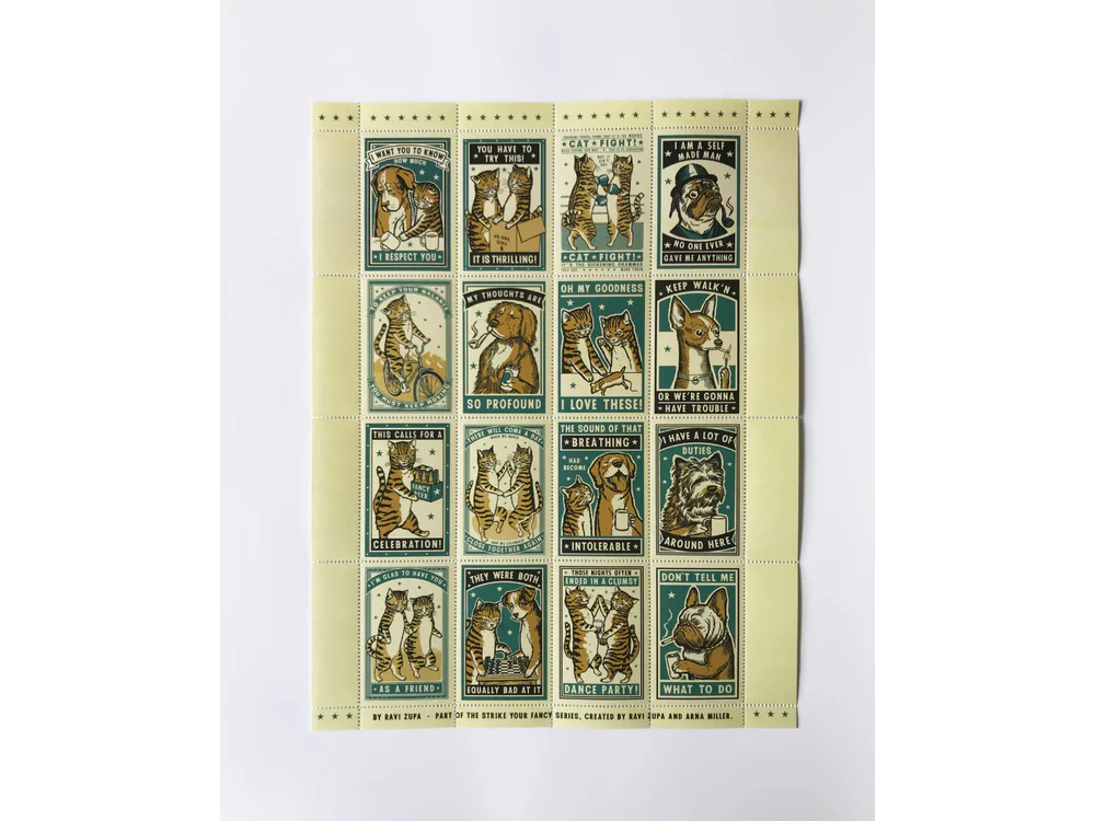 The Portland Stamp Company - Lick & Stick Stamps - Complicated Friendships - Image 2