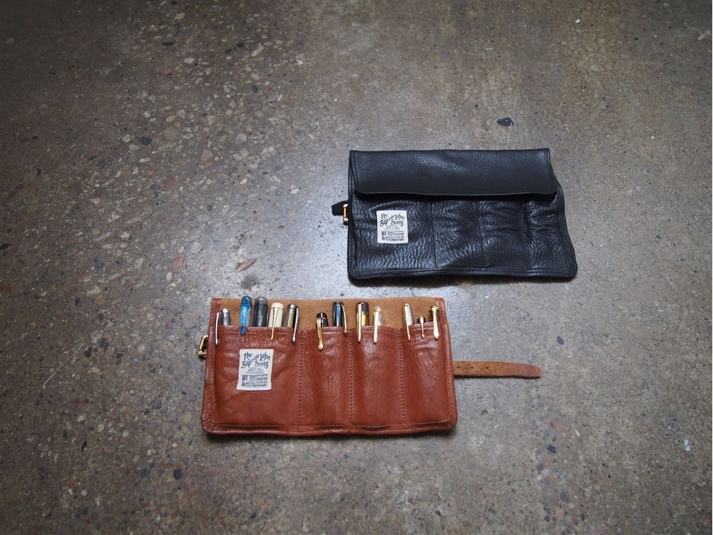 The Superior Labor - Leather Pen Roll - Black - Image 4