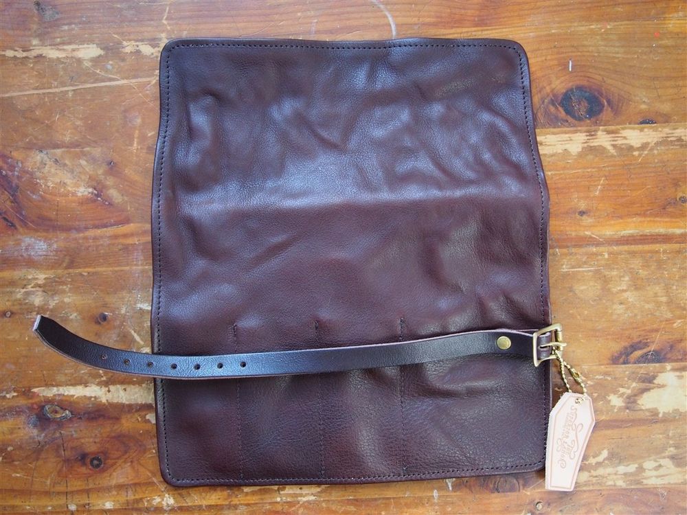 The Superior Labor - Leather Pen Roll - Dark Brown - Image 3