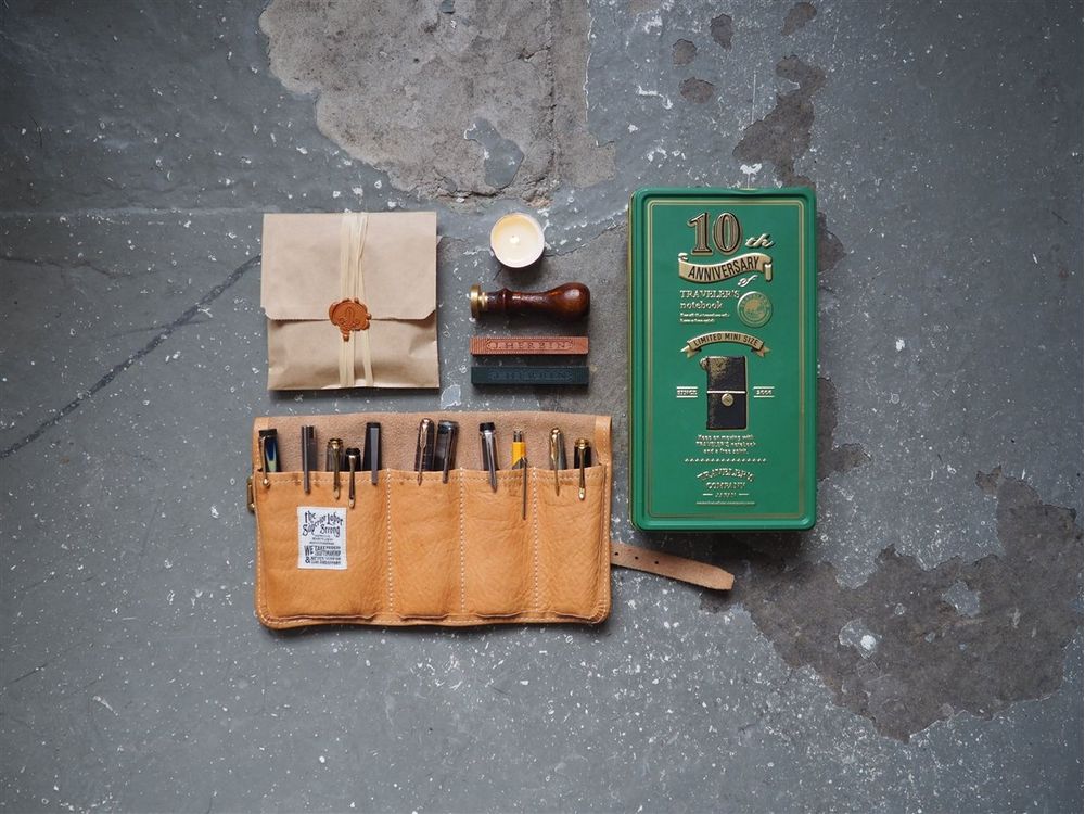 The Superior Labor - Leather Pen Roll - Natural - Image 3