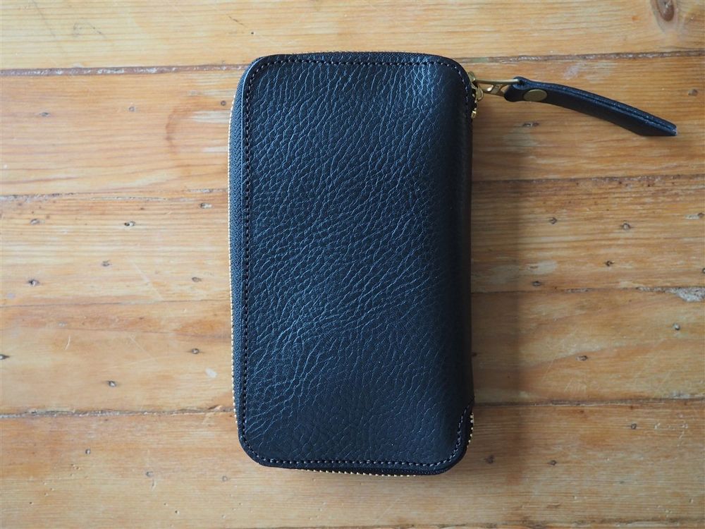 The Superior Labor - Leather Pen Zip Case - Black - Image 2