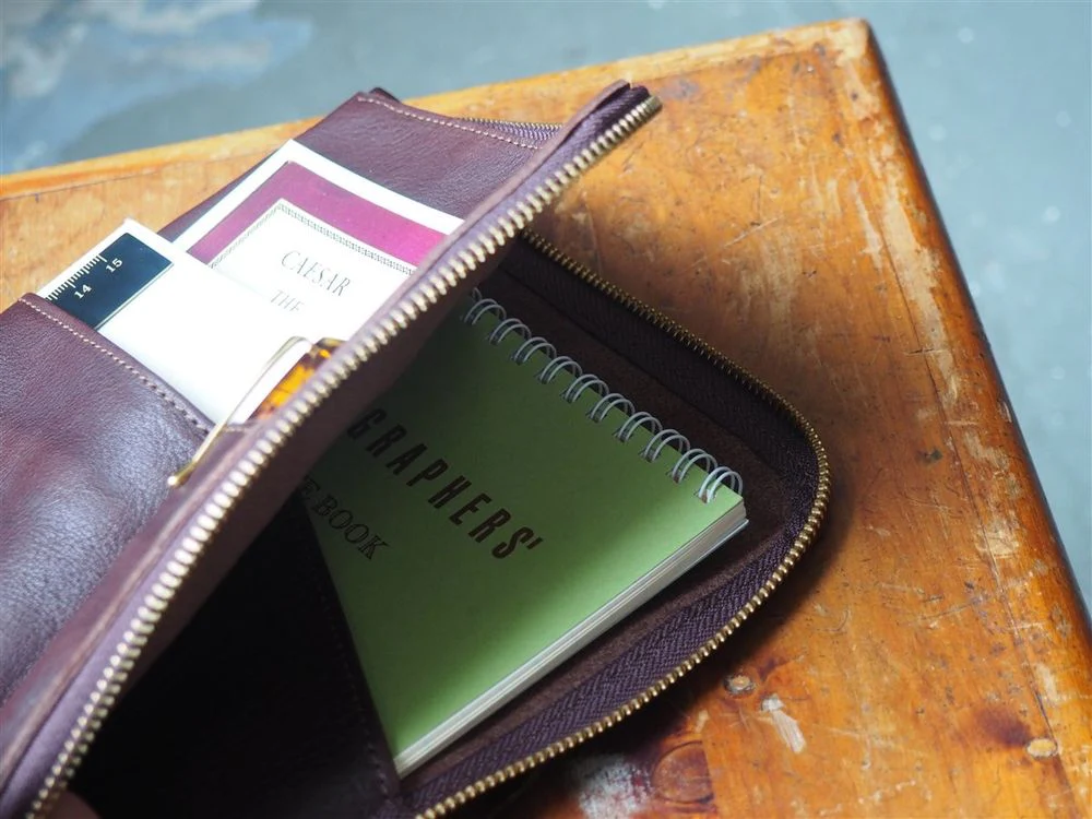 The Superior Labor - Leather Portfolio - Dark Brown (A5) - Image 3
