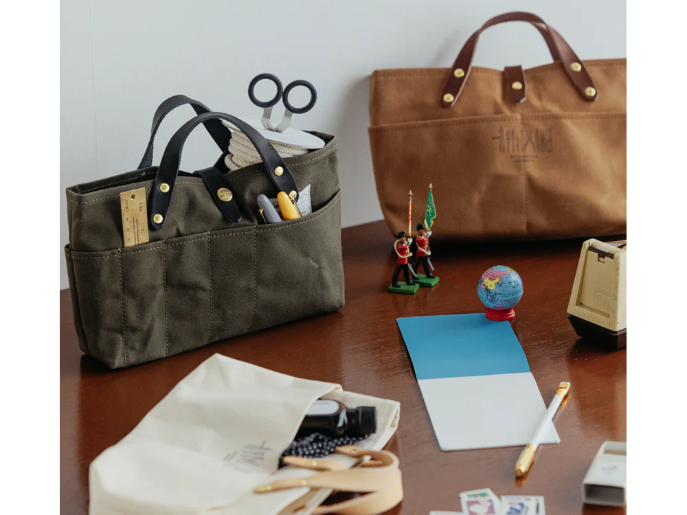 The Superior Labor - Paraffin Canvas Mini Bag - Brown - Image 2