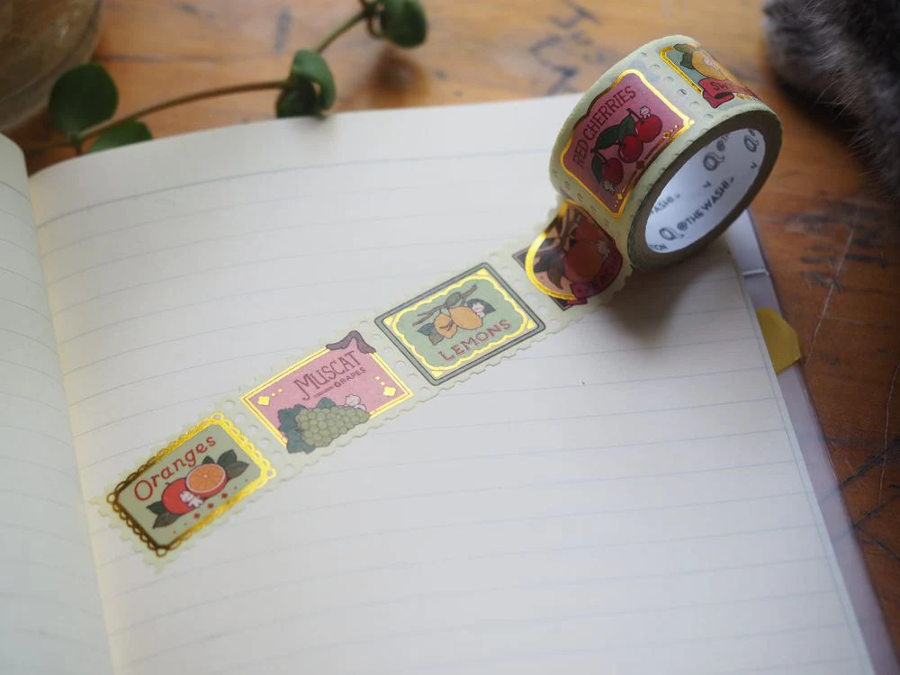 The Washi Station - "Freshness Guaranteed" Gold Foil Stamp