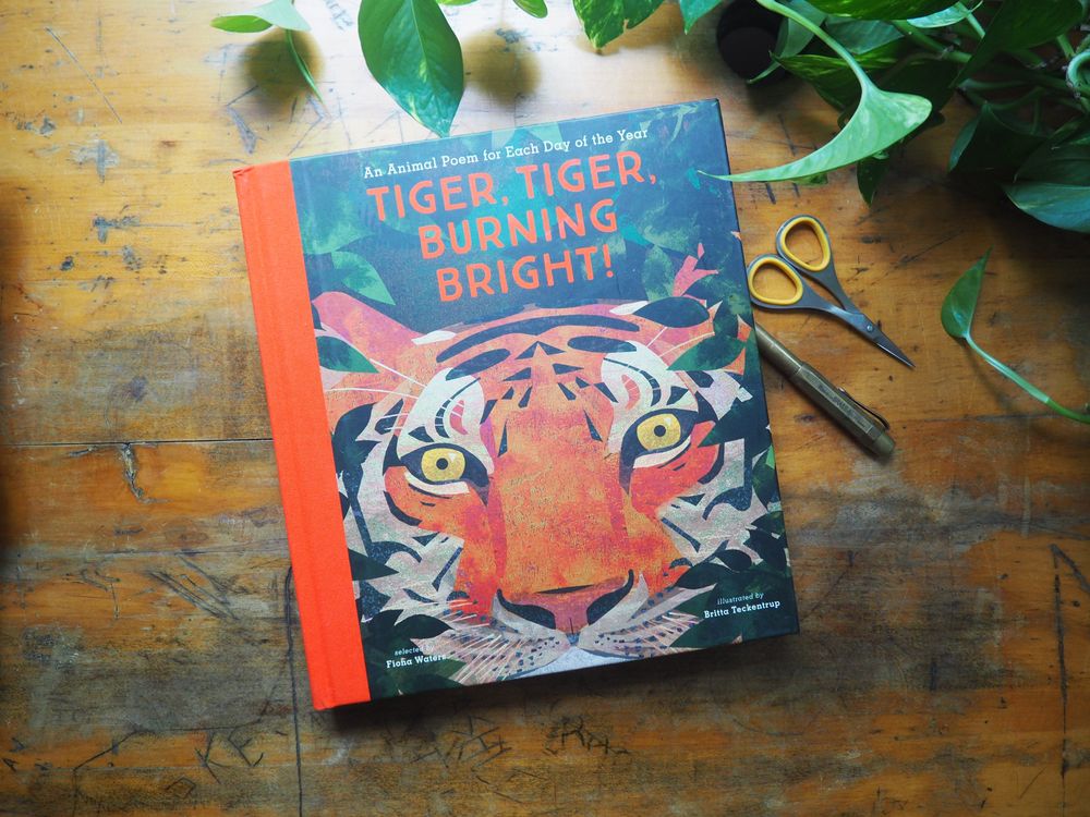 Tiger, Tiger, Burning Bright!: An Animal Poem for Each Day of the Year by Britta Teckentrup