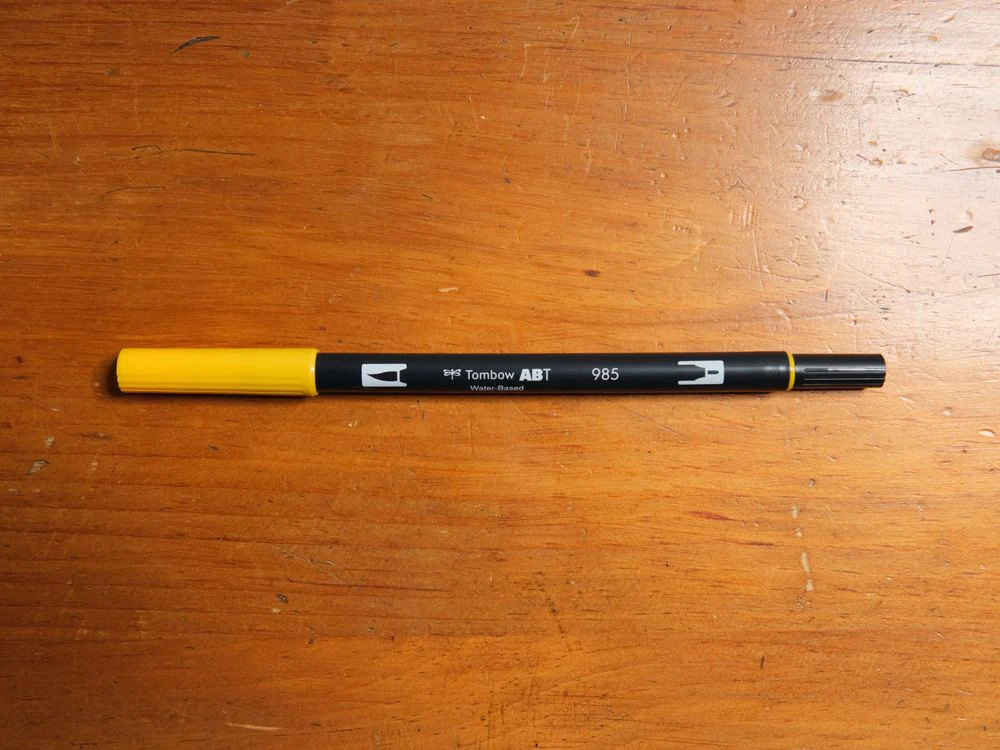 Tombow ABT Dual Brush - Chrome Yellow (985)