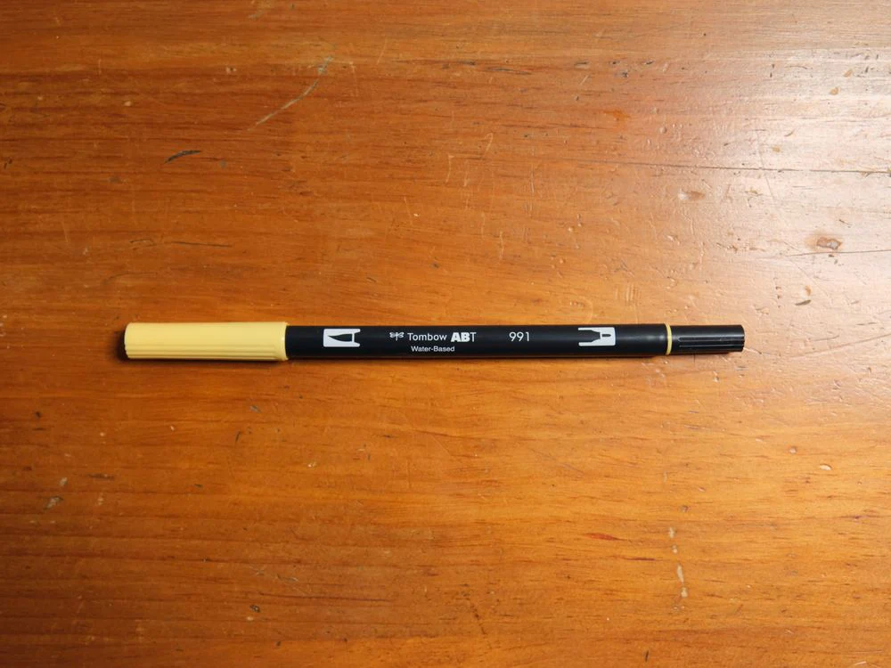 Tombow ABT Dual Brush - Light Ochre (991)