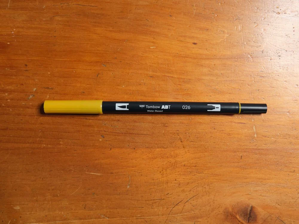 Tombow ABT Dual Brush - Yellow Gold (026)