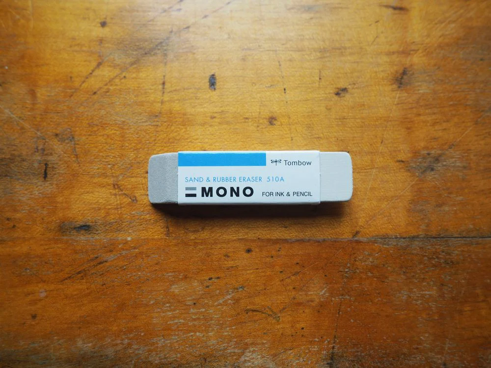 Tombow MONO Sand & Rubber Eraser (For Ink & Pencil)