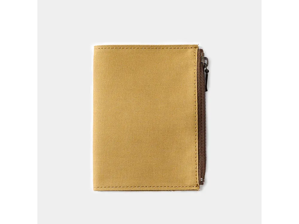 Traveler's Factory Passport Size - Cotton Zipper Case - Beige