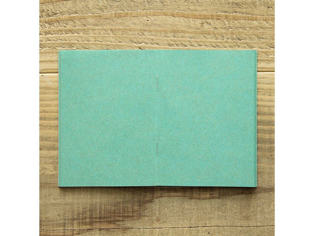 Traveler's Factory Passport Size Refill - Kraft Turquoise - Image 2