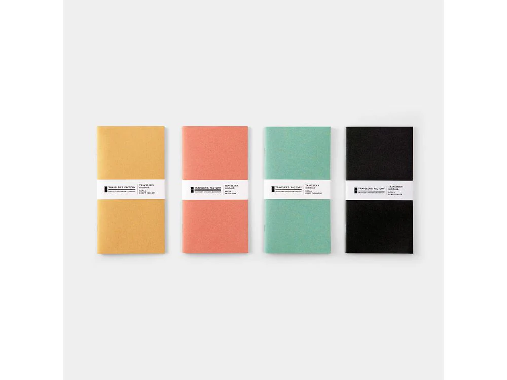 Traveler's Factory Regular Size Refill - Kraft Turquoise - Image 3