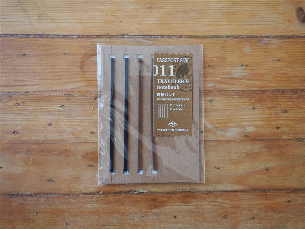 Traveler's Notebook Passport Size - 011 Connecting Rubber Bands