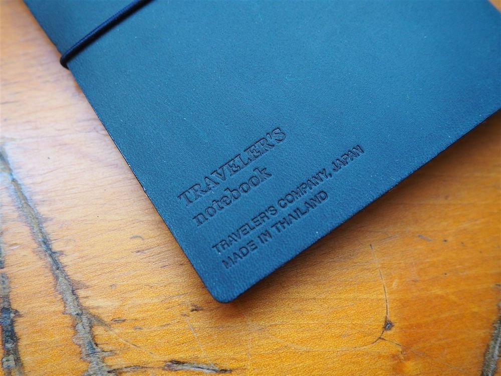 Traveler's Notebook Passport Size - Blue Leather - Image 2