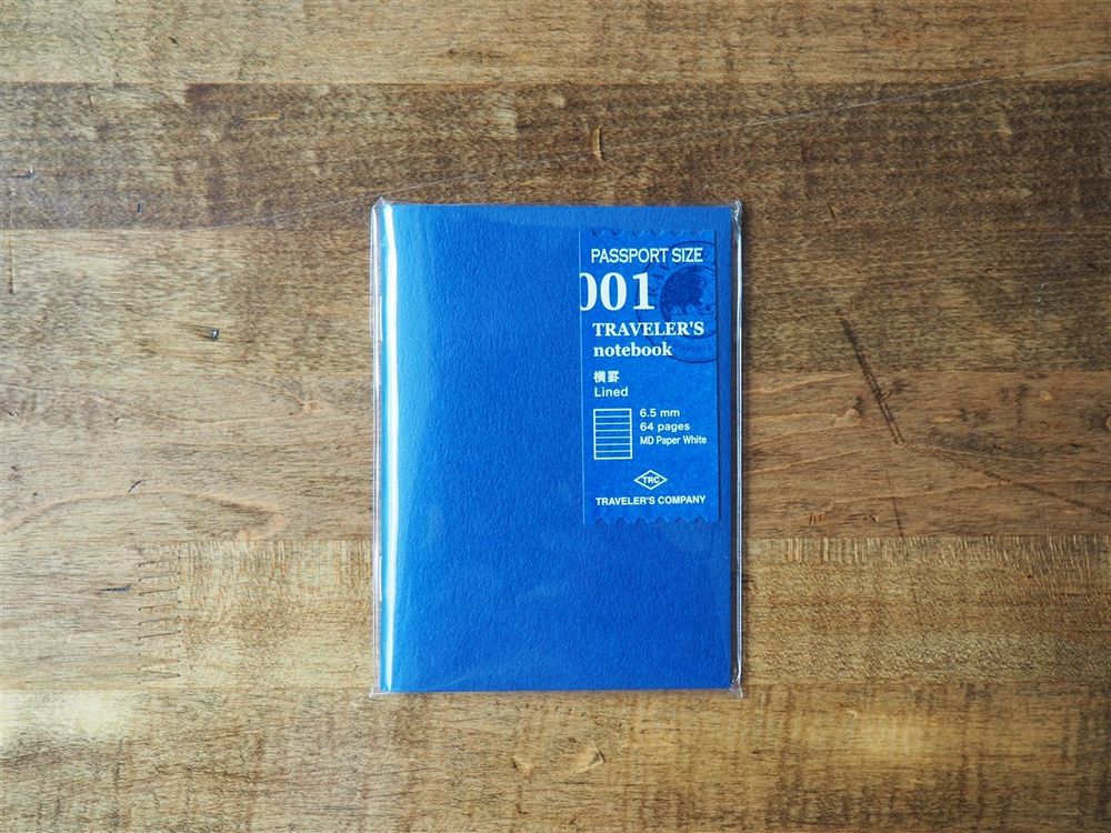 Traveler's Notebook Passport Size Refill - 001 Ruled