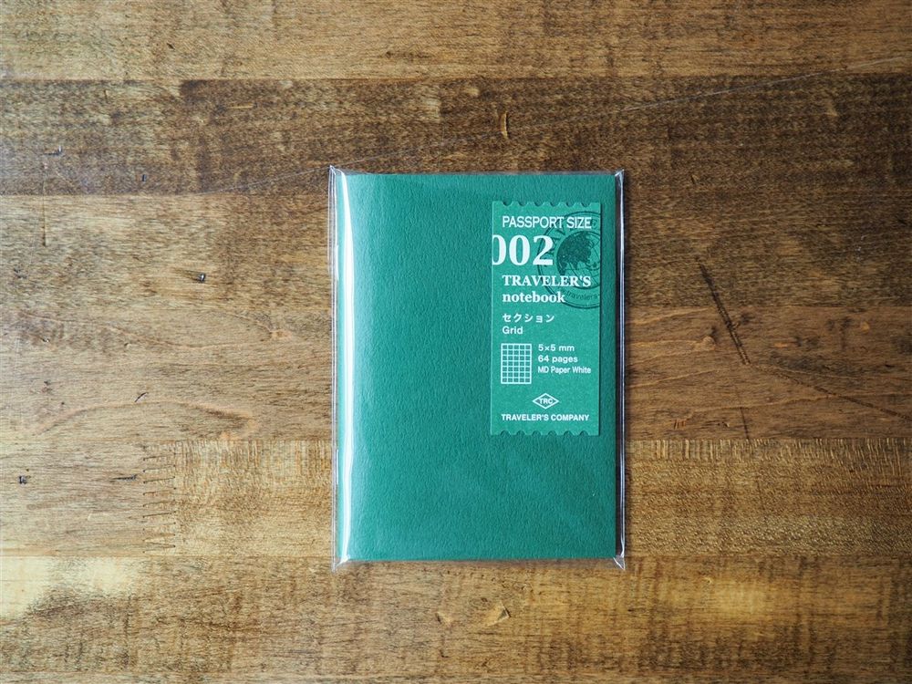 Traveler's Notebook Passport Size Refill - 002 Grid