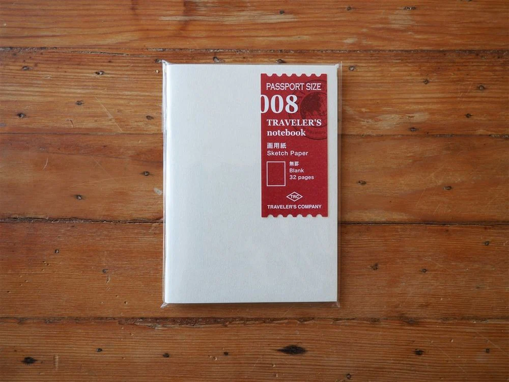Traveler's Notebook Passport Size Refill - 008 Sketch Paper