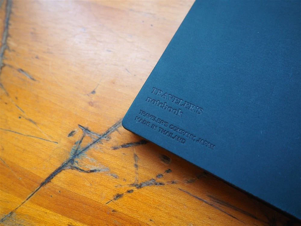 Traveler's Notebook Regular Size - Blue Leather - Image 2