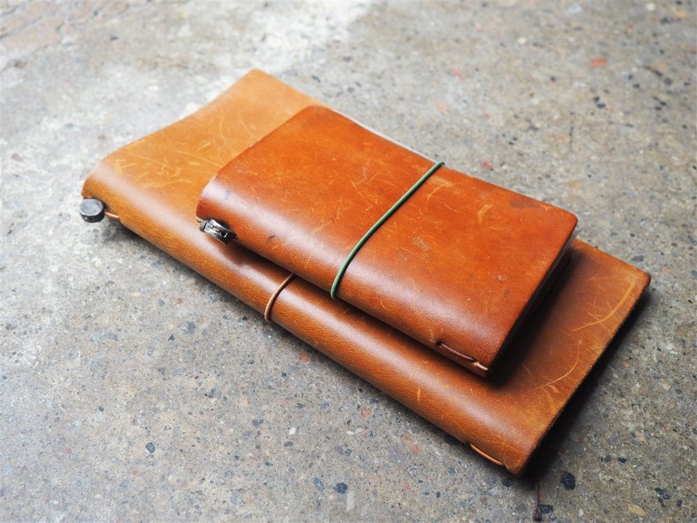 Traveler's Notebook Regular Size - Camel Leather - Image 6