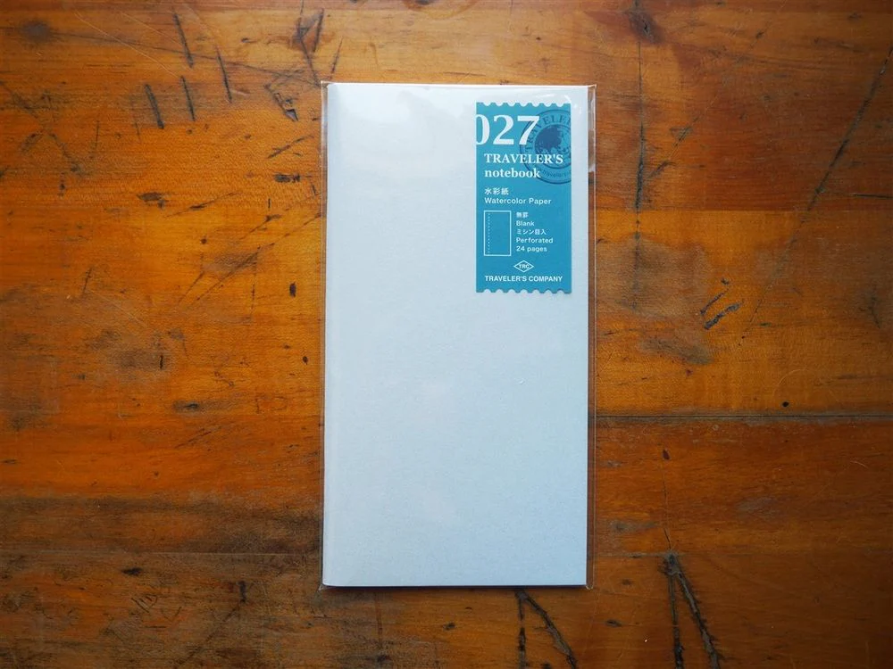 Traveler's Notebook Regular Size Refill - 027 Watercolor Paper