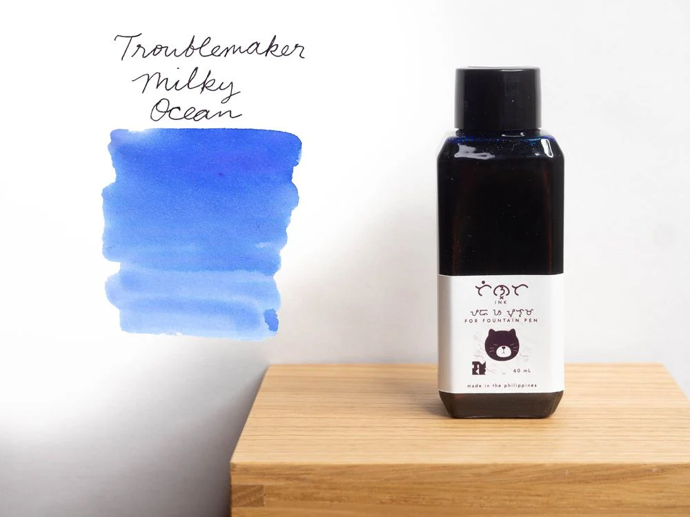 Troublemaker Inks - Fountain Pen Shading Ink (60mL) - Milky Ocean