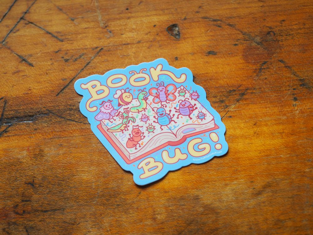 Turtle's Soup - Vinyl Sticker - Book Bug!