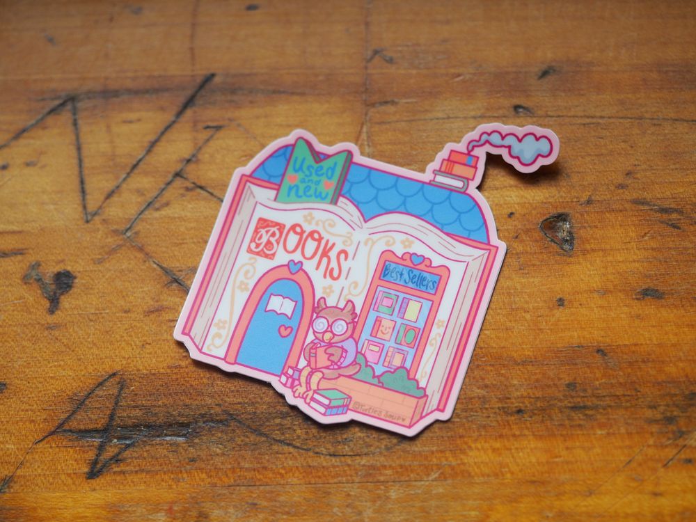 Turtle's Soup - Vinyl Sticker - Book Store Reading Shop Keeper