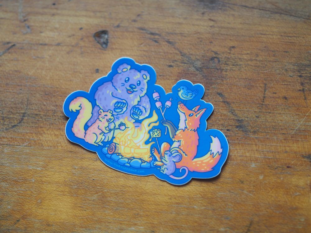 Turtle's Soup - Vinyl Sticker - Campfire Critters